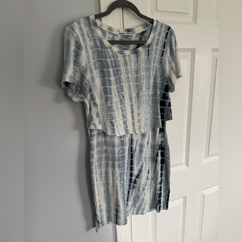 Moral Fiber Tie-dye T-shirt Dress